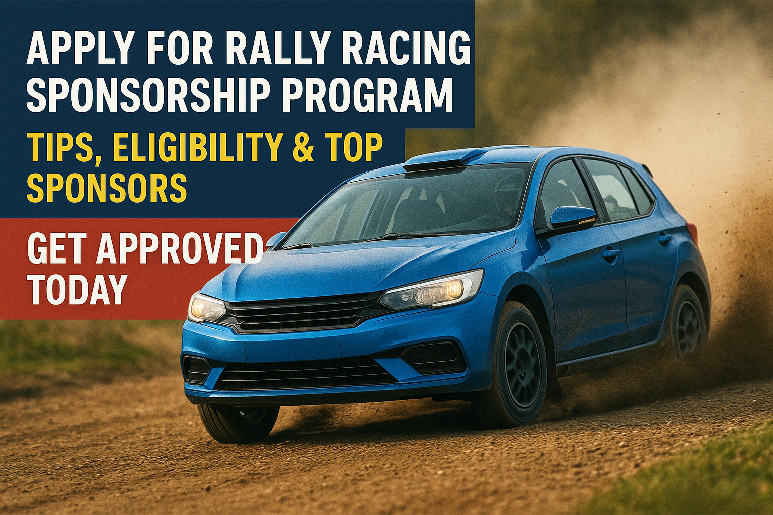 Apply for Rally Racing Sponsorship Program: Tips, Eligibility & Top Sponsors
